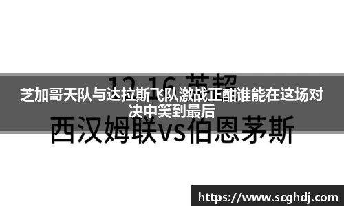 芝加哥天队与达拉斯飞队激战正酣谁能在这场对决中笑到最后